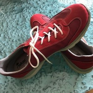 Red sneaker